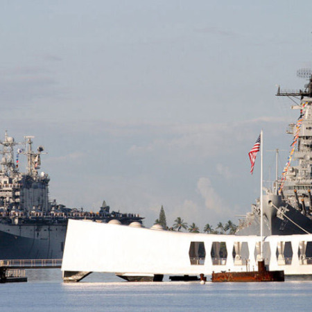 flyshuttletours pearl harbor and honolulu city tour ko o pearl harbor warships flag