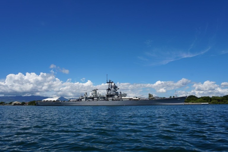 heleheleshuttle pearl harbor passport to pearl harbor battleship water sky clouds