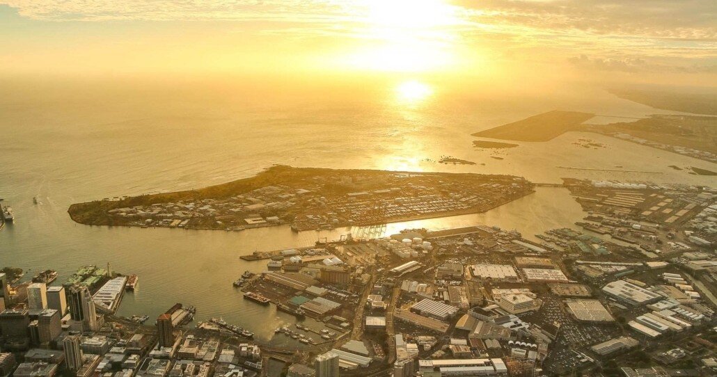 ht pht oahu battleship missouri and pearl harbor hel sunset ocean harbor island