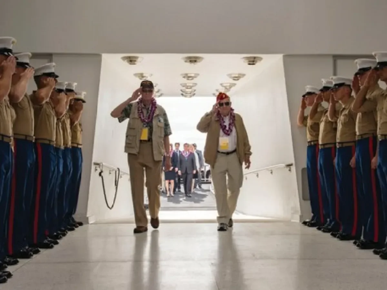 phptours admiral s pearl harbor national memorial military salute entrance ceremony pearl harbo