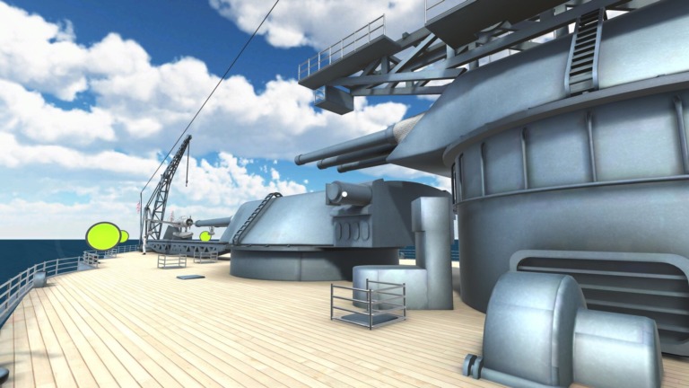 phptours explore the uss arizona today vr tour uss arizona virtual tour deck guns