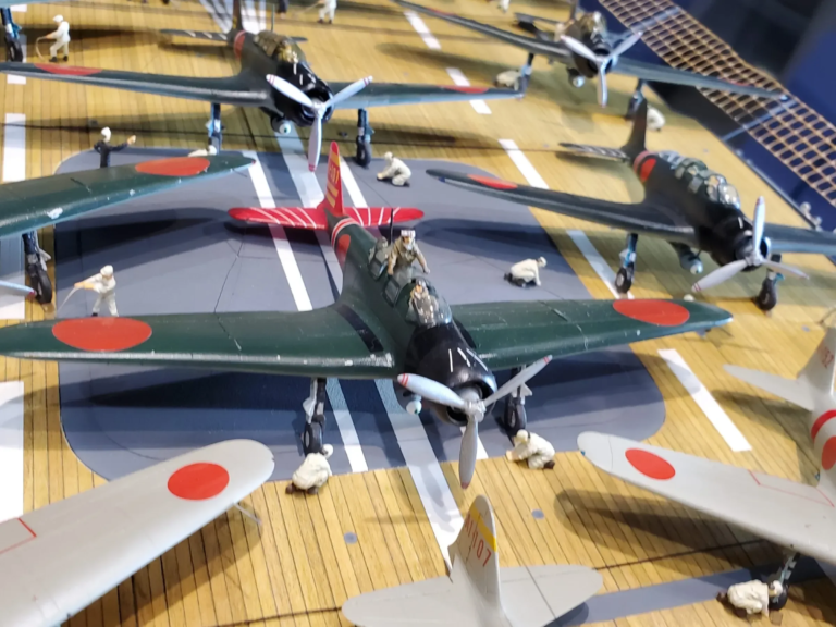 phptours uss arizona chief s multimedia narrated model aircraft carrier diorama