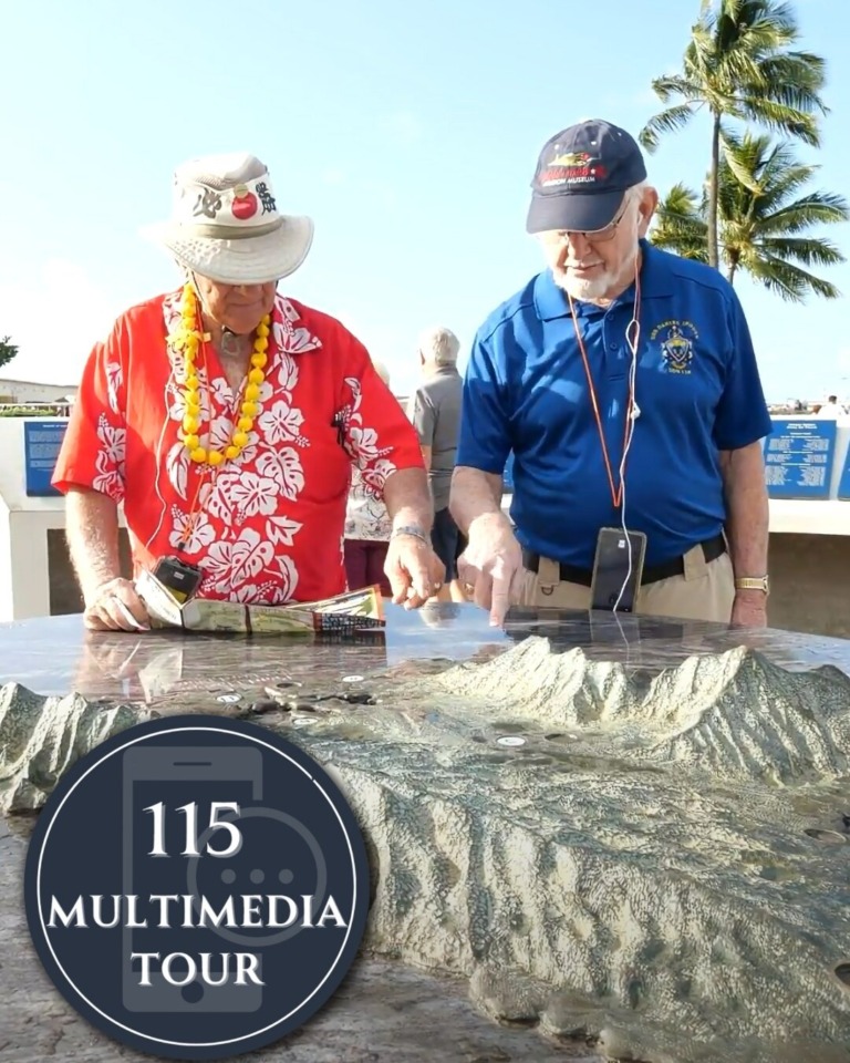 phptours uss arizona deluxe tour tourists map uss arizona