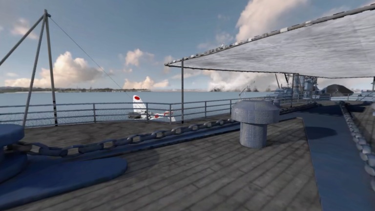 phptours walk the deck of the uss arizona vr tour uss arizona deck view water