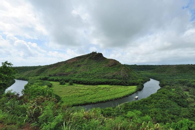 polyad activities kauai to oahu world war ii deluxe pearl lush green hills river boat